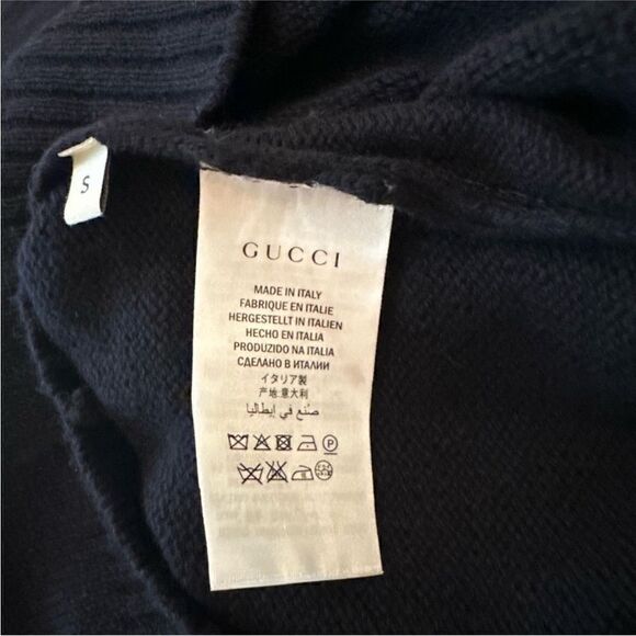 Gucci mens sweater bird wool cashmere blend-AA10 - Picture 12 of 16